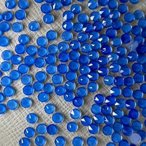 2088 16-cut Mocha màu xanh Opal khía cạnh phẳng trở lại ABS Glass Rhinestones cho móng tay nghệ thuật túi hàng may mặc giày 3D trang trí - Product Image 2