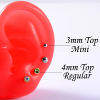 Kit de perçage d'oreille jetable, 1 pièce, asepsie, sécurité saine, Kit de Machine à outils, clous, pistolet de perçage d'oreille, nouveau