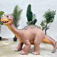 Modèles de dinosaures artificiels réalistes et personnalisés, nouveaux modèles de dinosaures de dessin animé, famille mignonne, pour parcs d'aventure pour enfants en intérieur/extérieur, musées