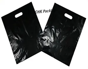 high quality cheap price clear tote handle plastic bag promotional shopping handle bags packaging plastic bag