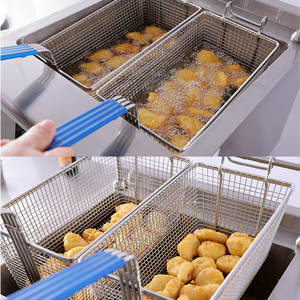 3500W singolo serbatoio doppio cestello di frittura a induzione commerciale friggitrice di tacchino per ristorante stallo Cafe - Product Image 6