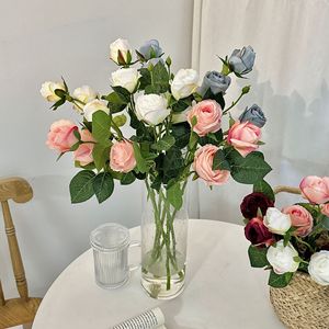 Ramo de Rosas Artificiales de Seda, Alta Simulación, Decoración para Bodas y Hogar, Arreglo para el Día de San Valentín - Product Image 2