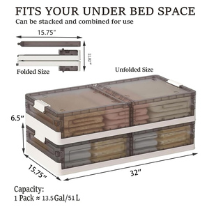 Drawers Newly Designed Plastic Storage <b>Boxes</b> Bins Carton Single Foldable Multifunction Clothing Food Bathroom <b>Bedding</b> Organizer - Product Image 2