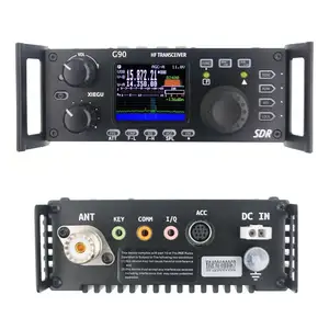 Xiegu G90 HF 아마추어 햄 라디오 트랜시버 내장 자동 안테나 튜너 20W SSB/CW/AM/FM 0.5-30MHz SDR 구조
