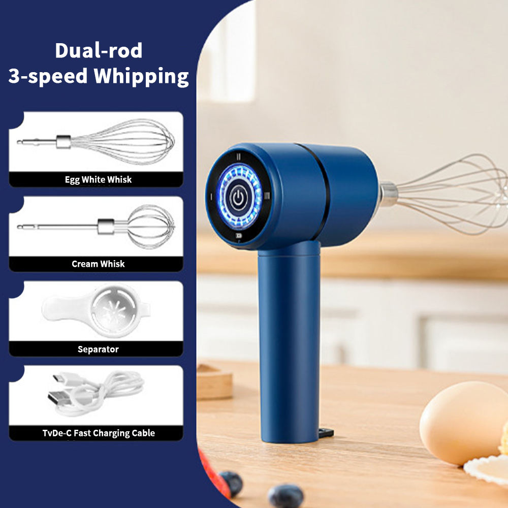 Blue double stir rods