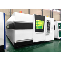 Machine de découpe laser à fibre CNC d'usine OEM avec couverture complète