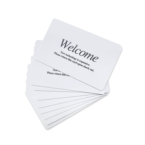 Carte-clé d'hôtel en plastique PVC RFID D50 Puce Fudan08 Carte intelligente RFID de bienvenue - Product Image 2