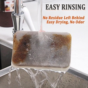 Wavy Cellulose Sponge Scourer Kitchen Usage Cleaning Ball Customized Paper Card Packing Powerful Kitchen Cleaning - Product Image 5