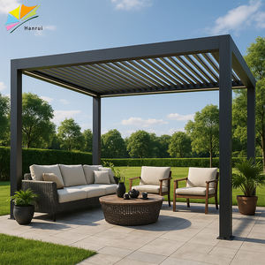 Pérgolas motorizadas de aluminio para <span class=keywords><strong>patio</strong></span> y balcón 3x3 4x4 4x6 tamaños cubierta de techo bioclimático marco de aluminio - Product Image 3
