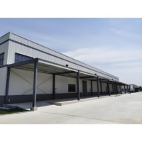 Almacén de Acero Ecológico Reciclable - Edificio Modular Prefabricado de Bajo Contenido de Carbono para Almacenamiento Agrícola y Comercial