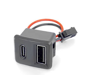 ซ็อกเก็ตตัวเมียแบบโค้งสองชั้น Type-C + USB-A, พอร์ตชาร์จ 2P แบบเชื่อมต่อสายตรง, แจ็คสำรองสำหรับโคมไฟ, ของเล่น - Product Image 5