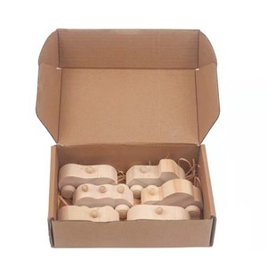 EDULAND Boîte cadeau écologique inachevée personnalisée Casse-tête à chevilles Éducation des enfants DIY Dessin <span class=keywords><strong>Peinture</strong></span> Voiture <span class=keywords><strong>Kit</strong></span> Jouets Âges de 24m + - Product Image 4