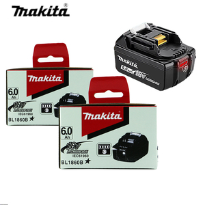 Batería Makita de 18V, 6000mAh, 5000mAh, herramienta recargable, batería Súper Larga Duración BL1860 BL1850 <span class=keywords><strong>BL1840</strong></span> con embalaje de caja de Color - Product Image 1