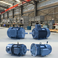 Moteur électrique asynchrone triphasé HGC haute efficacité IE1 220V AC 1500 tr/min 50Hz 1,5KW entièrement fermé avec pied de 32mm