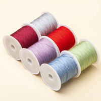 Dia 0.4MM 130 M/rouleau 150Yard Multi couleur Nylon cordon fil perles chaîne corde cordon pour collier Bracelet bricolage