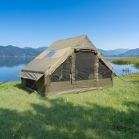 Tente de glamping familiale de luxe 4 saisons, tente gonflable imperméable pour le camping, tente gonflable pour le camping, tente de camping imperméable