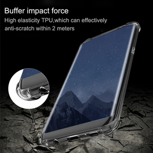 ATOUCHBO ANTI SHOCK Super-delgada TPU transparente armadura a prueba de golpes cubierta trasera de la caja del teléfono celular - Product Image 4