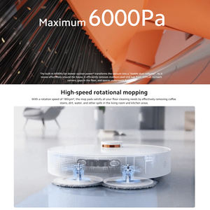 Original para <span class=keywords><strong>Xiaomi</strong></span> <span class=keywords><strong>Robot</strong></span> Vacuum X20 + 6000Pa Succión 5200mAh Batería Inteligente LDS Aspirador de barrido inalámbrico - Product Image 3