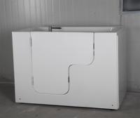 Baignoire à remous autoportante moderne haut de gamme en ABS écologique, pour personnes à mobilité réduite, avec porte facile à ouvrir, relaxante