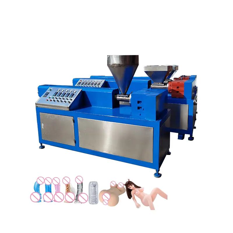 Cheap price single screw plastic extruder sex toy sex doll extruder equipment