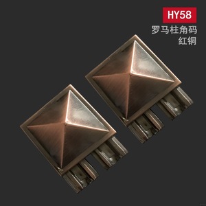 Pièces Huayi - Support d'angle colonne romaine en cuivre rouge HY58 - Quincaillerie de placard - Product Image 3