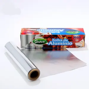 8011 3003 3004 8021 8079 Aluminiumfolie kleine Rolle 30 m 60 m Hersteller Großhandel für Lebensmittelverpackung Zinnfolie-Papier