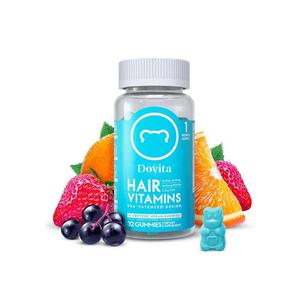 เยลลี่วิตามินสำหรับการเจริญเติบโตของเส้นผมจากมังสวิรัติมีไบโอตินเอ็มเอสเอ็มโอเมก้า3 B12เอลเดอร์เบอร์รี่และ OEM รับรองปริมาณลูกอม - Product Image 1