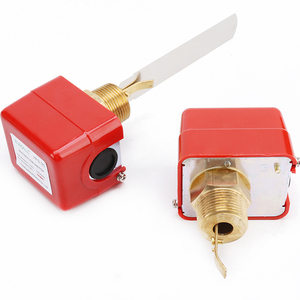 TOPEAST 1" 220VAC 3A Brass Stainless Steel Water/Paddle <strong>Flow</strong> Sensor Male Thread <strong>Flow</strong> Switch for Family Homes Industrial Boilers - Product Image 3