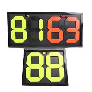Tableau de Substitution de Football à Double Affichage pour les Changements de Joueurs et l'Affichage du Temps Supplémentaire dans Tous les Sports de Groupe - Product Image 1