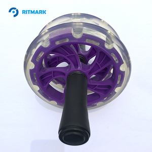 Fitness Workout Push up Ejercicio abdominal <span class=keywords><strong>AB</strong></span> Power Roller Abs Wheel - Product Image 2