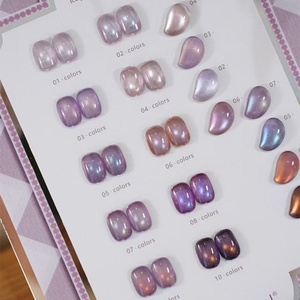 Youse New 15ml Cat Eye <b>Nail</b> Polish <b>Set</b> 10 Colors Purple Magnetic Cat Eye Uv <b>Gel</b> Long-lasting Odorless, Eco-friendly Tpo Free - Product Image 5