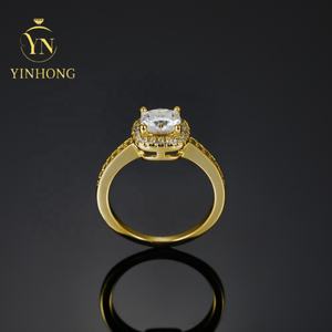 स्टर्लिंग चांदी 1 कैरेट 1 कैरेट मोइससानाइट डायमंड रिंग 925 महिलाओं के लिए शादी की अंगूठी का प्रस्ताव - Product Image 5