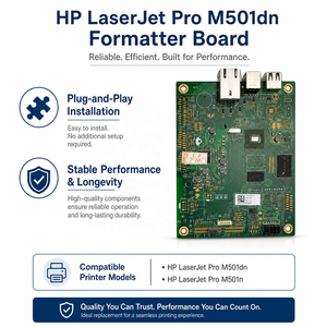 Carte mère originale J8H61-60001 pour imprimante <span class=keywords><strong>HP</strong></span> <span class=keywords><strong>LaserJet</strong></span> <span class=keywords><strong>Pro</strong></span> <span class=keywords><strong>M501dn</strong></span> M501n Series, carte logique testée - Product Image 3