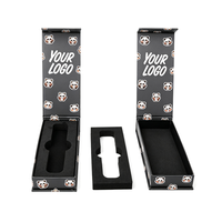 Boîte cadeau magnétique personnalisée en carton, emballage de luxe pour cartouche épaisse de 1 ml, boîte cadeau rigide haut de gamme