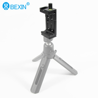 Adaptateur de montage sur trépied 1/4 degrés, pour téléphone Portable, clip avec chaussure chaude pour iPhone Go Pro, JVC Xiao Yi, caméra de sport