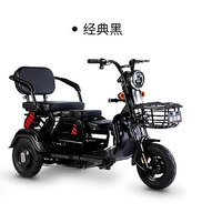 Vélo électrique 48V 1000W avec moteur arrière sans balais, vélo de ville électrique à 3 roues en alliage d'aluminium, batterie au plomb-acide