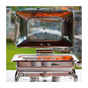 Scaldavivande GN 1.1 Luxe in Acciaio Inox per Buffet e Catering all'Aperto - Product Image 3