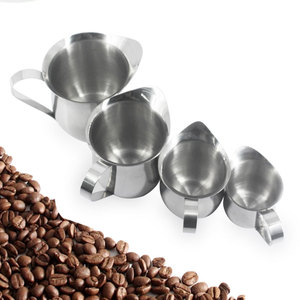 Outils de <span class=keywords><strong>Barista</strong></span> professionnels pichet à <span class=keywords><strong>lait</strong></span> Latte Art café pichet à <span class=keywords><strong>lait</strong></span> pichet pichet à <span class=keywords><strong>lait</strong></span> en acier inoxydable avec poignée - Product Image 6