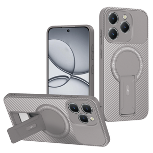 Funda Protectora <span class=keywords><strong>de</strong></span> TPU Suave a Prueba <span class=keywords><strong>de</strong></span> Golpes para Realme 15T 15 Pro 14 C85 Pro C75 Realme Note 70, Funda Magnética con Textura <span class=keywords><strong>de</strong></span> Fibra <span class=keywords><strong>de</strong></span> Carbono y Soporte - Product Image 1