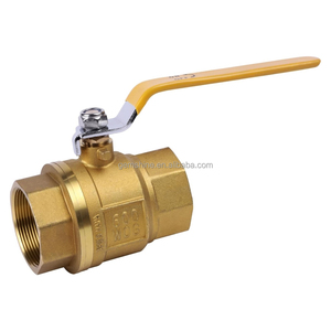 Vanne à boisseau flottant industrielle en alliage de bronze PN25 pour applications marines, extrémités filetées, vanne à boisseau flottant à passage plein - Product Image 1