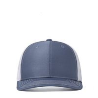 Casquette de baseball trucker sportive OEM personnalisée en Oxford Dobby à pois léopard avec logo brodé 3D, style Yacht Club, côtier, preppy, nautique, plage