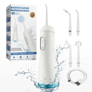 TAHATH Portable Rechargeable USB Cordless Handheld <b>Water</b> Dental <b>Flosser</b> with <b>Jet</b> Irrigator for Dental Care - Product Image 1