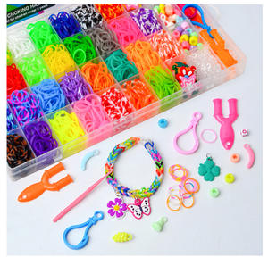 Tissage à élastiques 36 grilles, élastiques arc-en-ciel, bricolage, jouet éducatif pour enfants, <span class=keywords><strong>bracelet</strong></span> tressé - Product Image 1