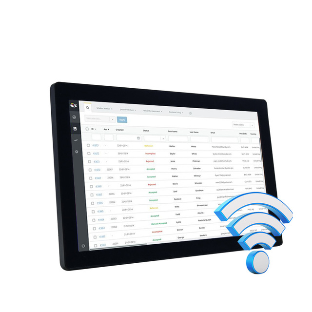 Wall Mounted 8/10.1/13.3/14/15.6/21.5/23.8/32inch POE NFC RFID Android Monitor 10-Point Touch Built-In Wi-Fi Speaker for Meeting
