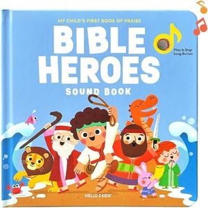 El Primer Libro de Canciones de Alabanza de Mi Hijo, Libro Sonoro, Juguetes Educativos, Presiona y Reproduce, Juguete Cristiano de Educación Temprana para Niños Pequeños - Product Image 1
