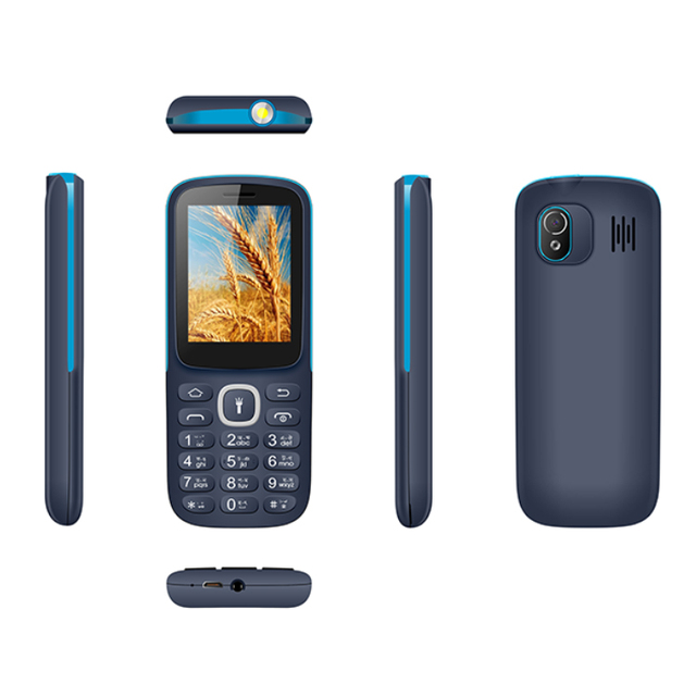 Dual SIM GSM Keypad Bar Design Mobile Phone Spanish German French Languages Linux OS VGA TFT Display Torch Support 3000-3499mAh