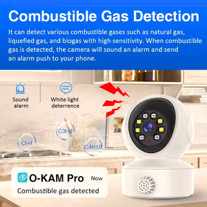 Kablosuz WiFi IP Kamera Gaz Dumanı Algılama 3MP HD CS49LM İç Mekan İzleme - Product Image 3
