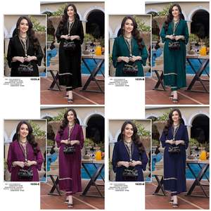 Traje Salwar Kameez paquistaní de nueva colección con traje de boda Georgette de imitación pesado para mujer de proveedor indio - Product Image 6