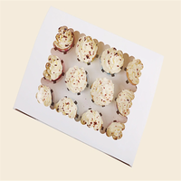 Échantillon Gratuit Nouvelle Offre Promotionnelle Dossiers Personnalisés en Carton Kraft Gaufré Recyclable avec Fenêtre pour Gâteaux, Sushi, Chewing-gum, Aliments pour Bébés - Tailles Personnalisées Cadeau