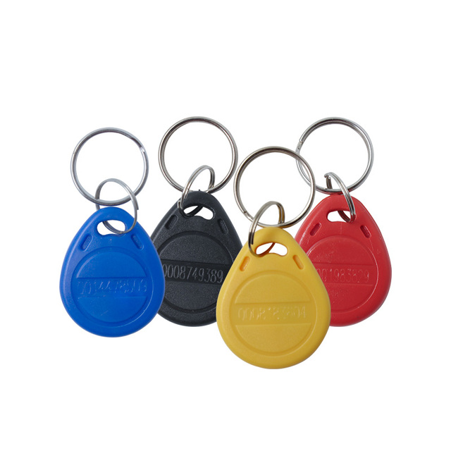 RFID Mini Keyfob Tag 125KHz EM4100 ID Card ABS Waterproof Electronic 14443A Customized NFC Access Control Keychain 3-5cm Reading